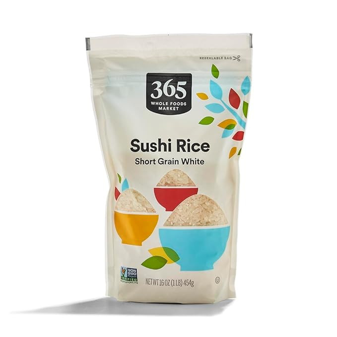365 by Whole Foods Market, Short Grain White Sushi Rice, 16 Ounce | Amazon (US)
