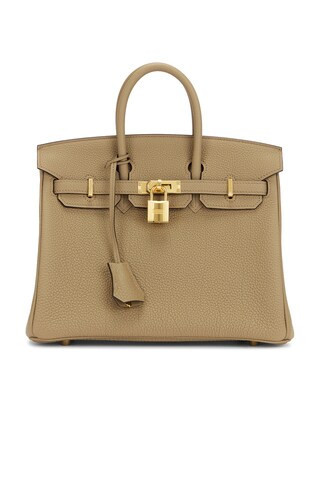 Hermes Togo Birkin 25 Handbag in Taupe | FWRD 