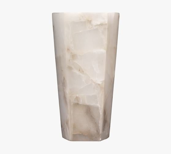 Tamer Alabaster Hexagon Sconce (14'') | Pottery Barn (US)