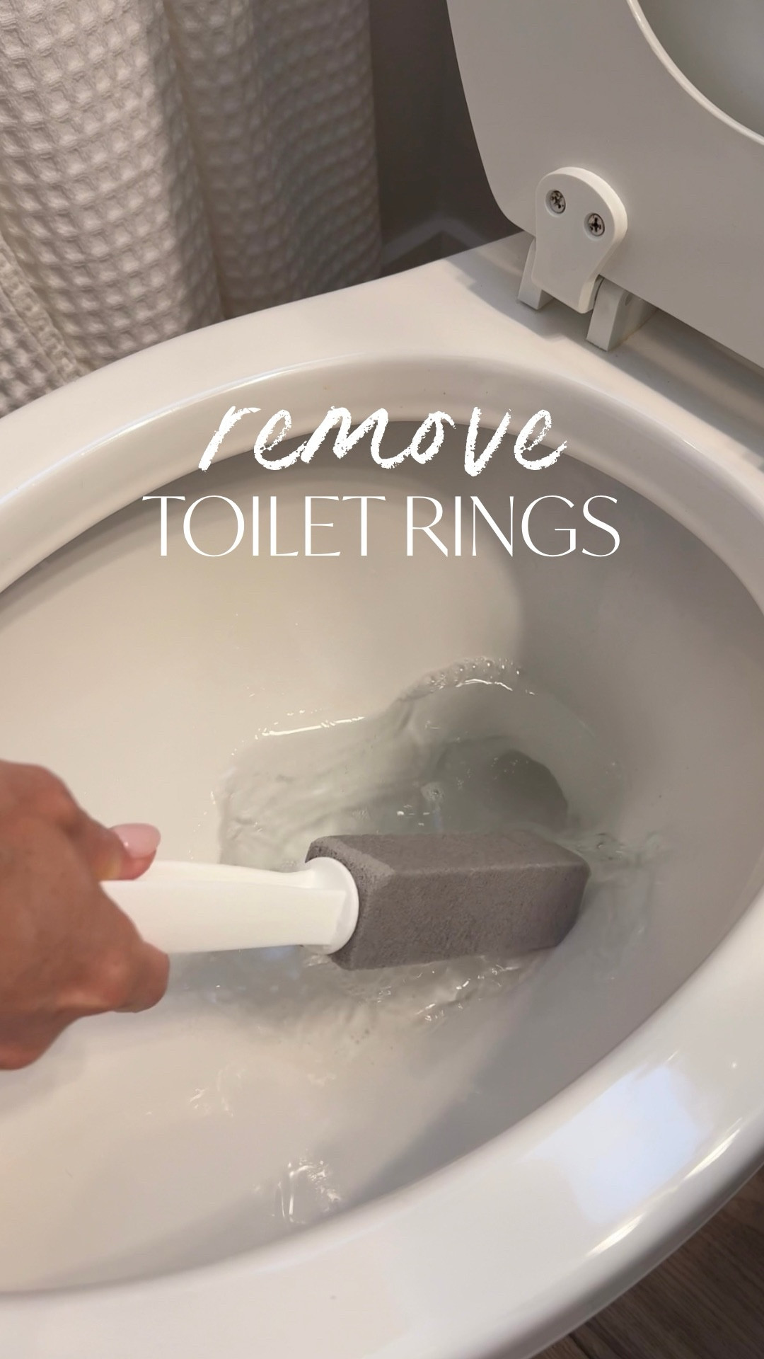 This stone to remove hard water stains and rust from toilets is super convenient because not only does it get your toilet sparkling, it has a handle to avoid touching the stone itself and getting dirty while doing it!

This stone quickly removes stains, toilet rings, limescale, hard water rings, and mineral deposits. Made 20% denser than other stones for better durability and cleaning power, this premium toilet stone with handle lasts longer, cleans effectively, and provides more value.
- No more gloves needed. built with a sturdy extra-long handle, keeping your hands away from water and stains. It’s easy to hold and makes cleaning simple and mess-free. Won’t harm porcelain bowls. Reusable, shapes to surfaces.

#LTKSeasonal #LTKFindsUnder50 #LTKHome
