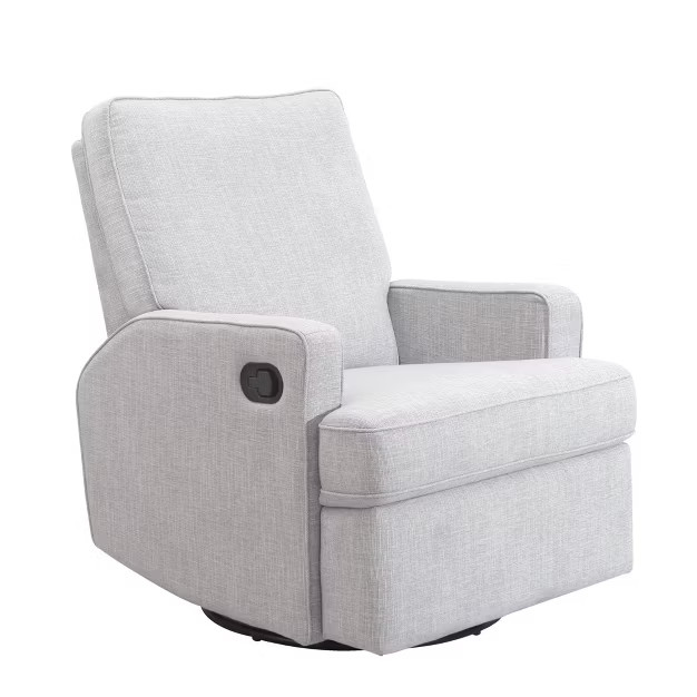 Second Story Home Tucker Swivel Recliner - Gray | Target