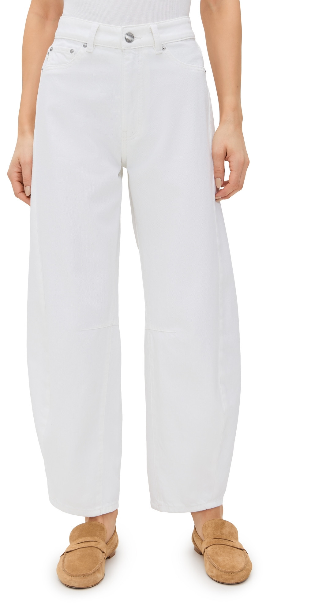 DL1961 Miro Barrel High Rise Jeans White (Vintage) 31 | Shopbop
