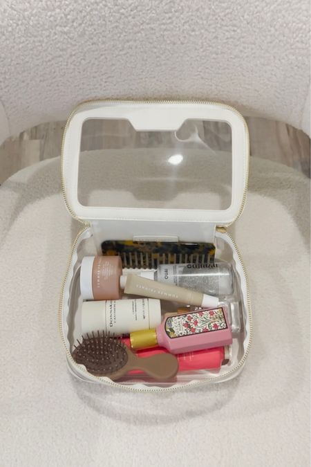 Clear makeup/cosmetics case! 

#LTKbeauty #LTKGiftGuide #LTKunder50