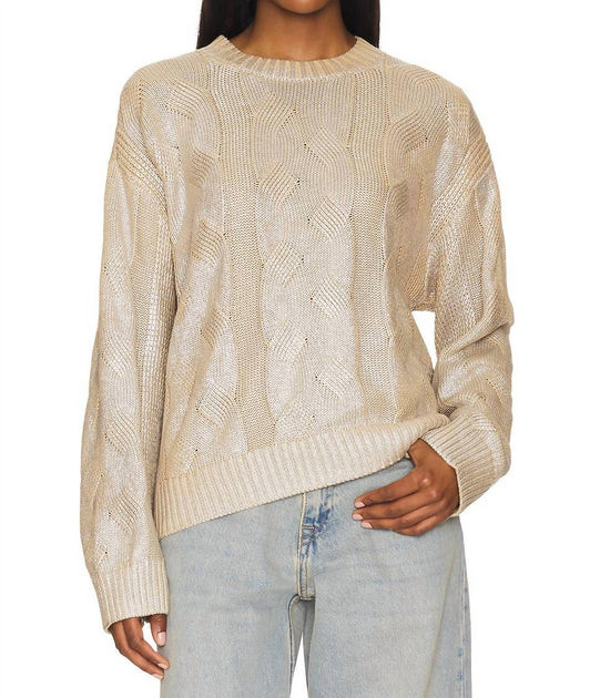 Everly Pullover Sweater In Gilded Castle | Shop Simon