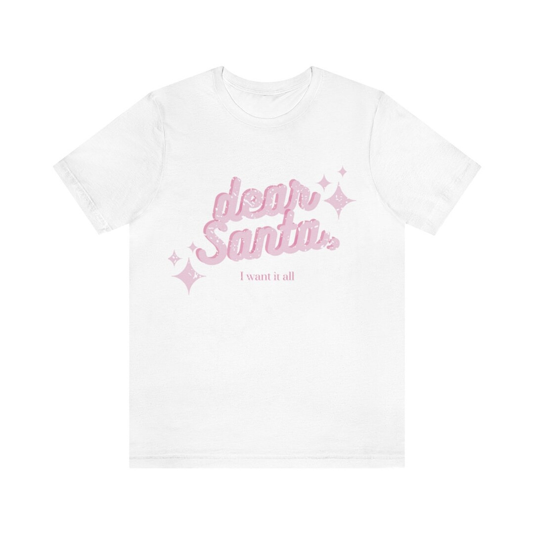 Dear Santa, I want it all Graphic boho oversized t-shirt | Etsy (US)