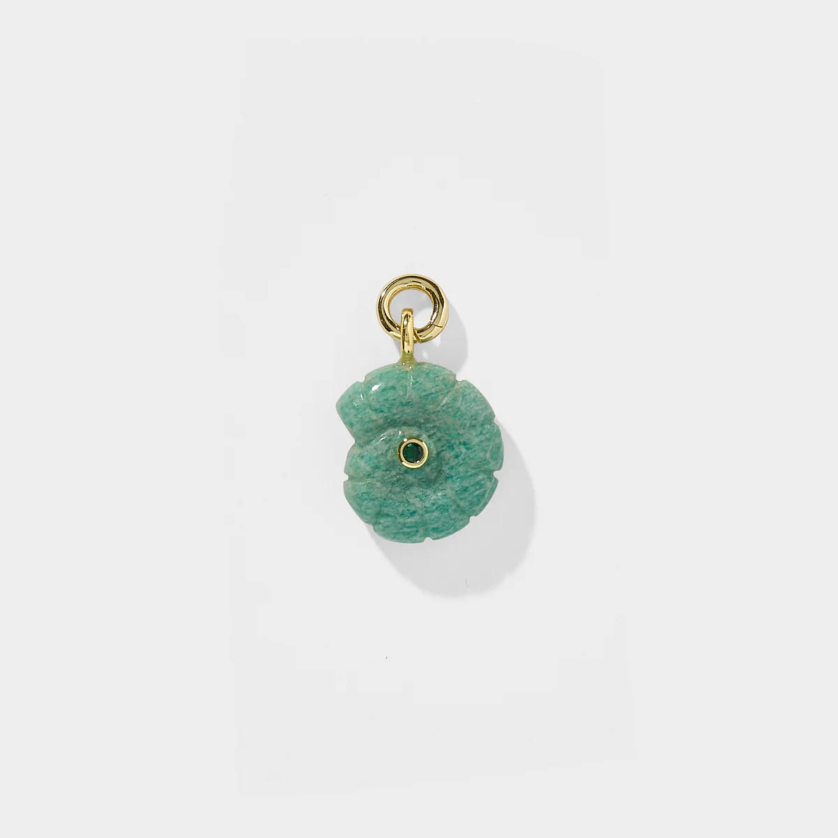 Jade Stone Shell Charm | Allie + Bess