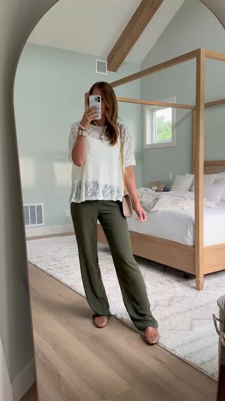 This lace top with green pants is such a cute mix of texture and color for fall. Dressy enough for the office but still fun for dinner after.

lace top, green pants, fall outfit, office outfit, workwear outfit, tall girl pants, business casual outfit, fall workwear, tall girl fashion, everyday outfit, stangandco

#LTKTall #LTKSeasonal #LTKootd