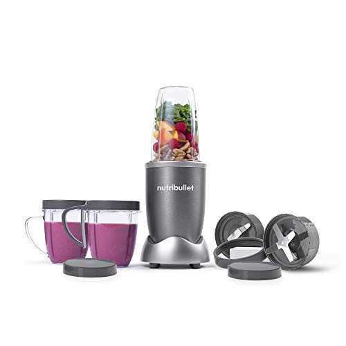 NutriBullet NBR-1201 12-Piece High-Speed Blender/Mixer System, Gray (600 Watts) | Amazon (US)