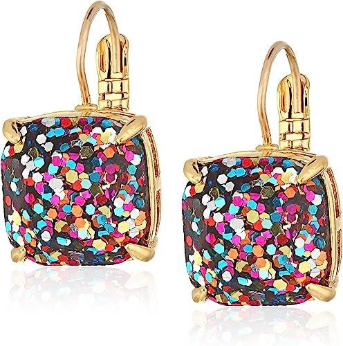 kate spade new york Small Square Lever-Back Drop Earrings | Amazon (US)