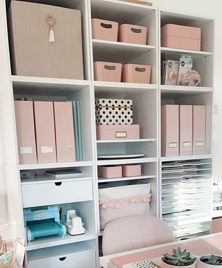 Pink office/craft suite 

#LTKhome #LTKbeauty #LTKfamily