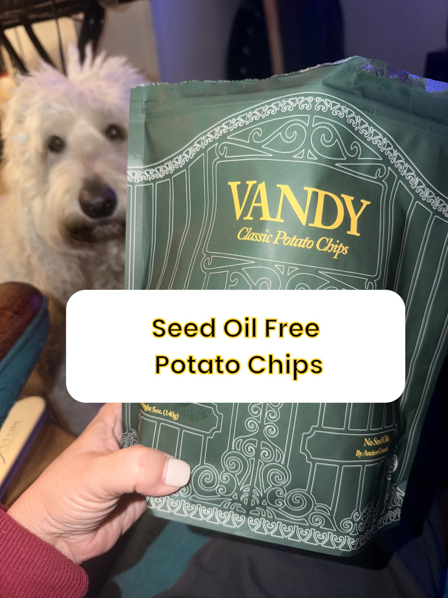 Can we say "no seee oils"

These Vandy Organic Crisps Potato Chips are what potato chips were meant to be

• cooked in 100% grass-fed beef tallow
• zero seed oils
• simple ingredients only, potatoes, tallow, sea salt  ￼
• naturally grown potatoes, no sprout inhibitors  ￼
• small batch, traditional preparation

Now for the real talk on certifications 👇
• ⚠️ NOT consistently USDA Organic certified (they use naturally grown potatoes but state certification isn’t always obtained)  ￼

This is one of those brands where it’s less about labels… and more about going back to real food.

If you’ve been trying to ditch seed oils but still want your crunchy moment, this is it.

#ltkfood #lowtoxliving #seedoilfree #realfoodmovement #healthysnacks 
#VandyCrisps

#LTKOver40 #LTKHome #LTKfoodie