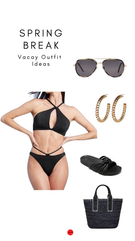 Spring Break Vacay Ideas Outfit Ideas #target #targetstyle #targetfinds #bikinis #bikinistyles #targetswimwear #targetsandals #swimwear #travellooks #traveloutfits 

#LTKswim #LTKFind #LTKtravel