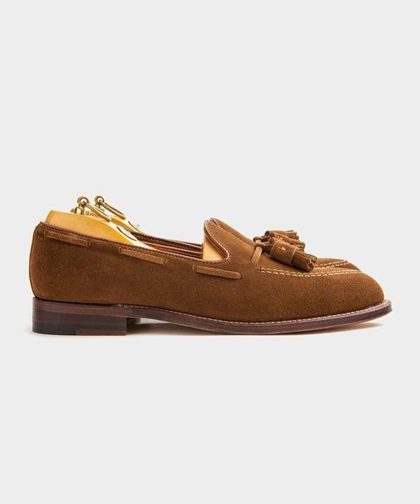 Alden Snuff Suede Tassel Loafer | Todd Snyder