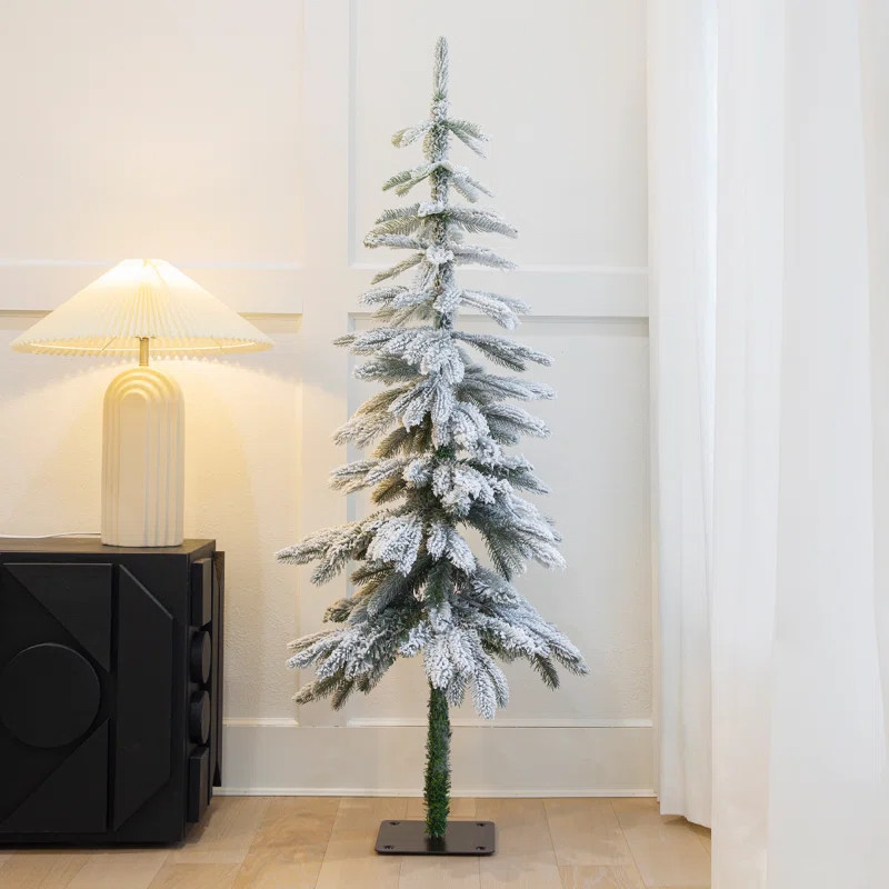 4.6' Artificial White Spruce Christmas Tree | Wayfair North America