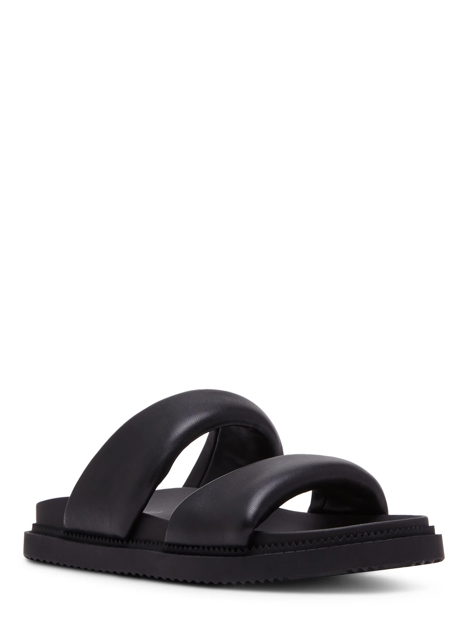 Madden Girl Women's Minniie Two Strap Slide On Flat Sandal | Walmart (US)