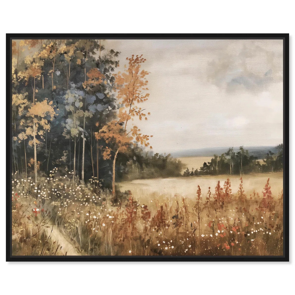 Art Remedy Farmhouse Landscape Canvas, Autumn Palette | Wayfair North America