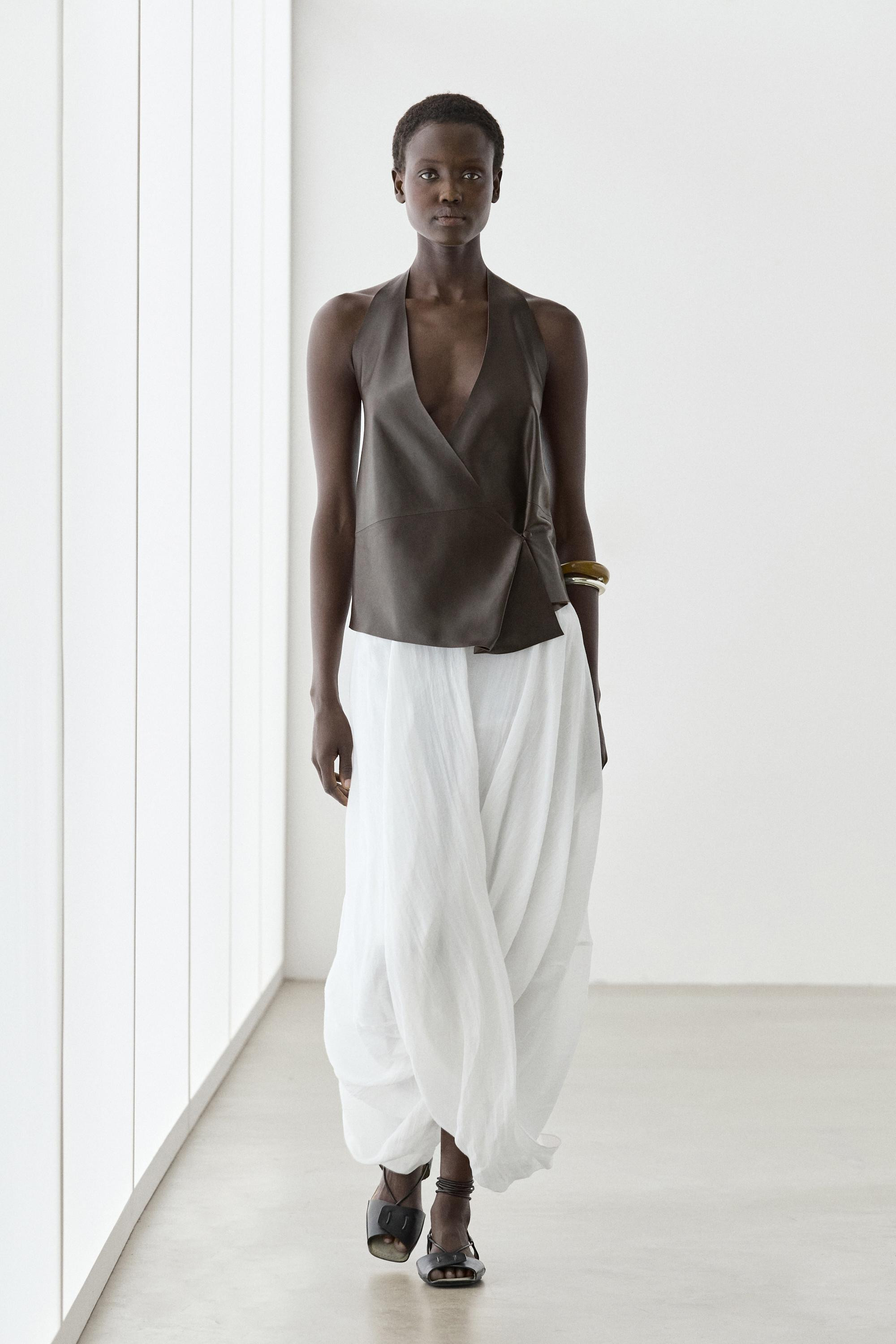 Midirock mit Wickeldrapierung | Massimo Dutti DE