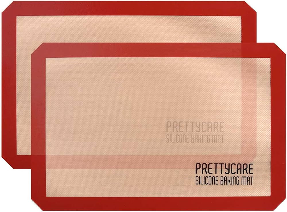 PrettyCare Silicone Baking Mat Half Sheet (2 Pack of 16.5" x 11") Large Non Stick Cookie Baking S... | Amazon (CA)