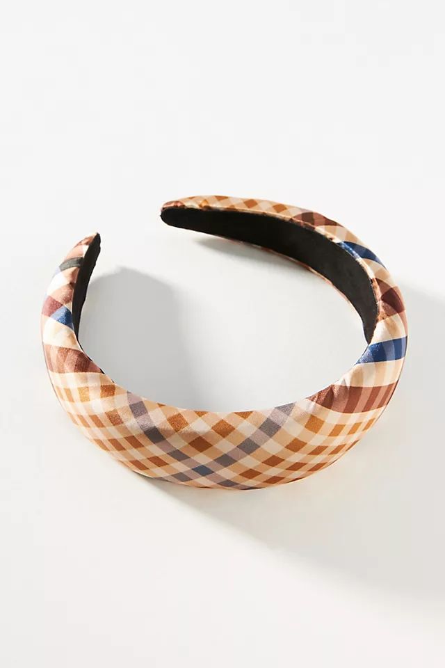 Plaid Puff Headband | Anthropologie (US)