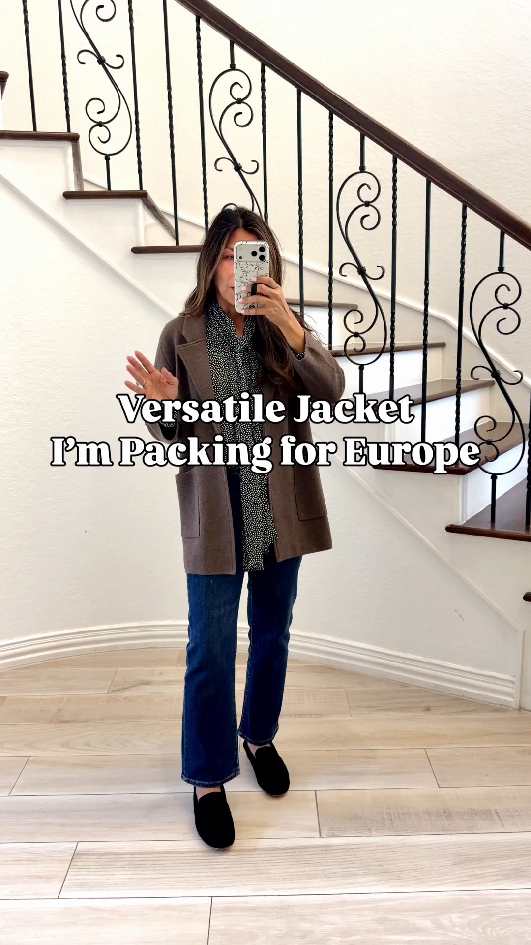 I’m 5’2” 118#ish for reference 
Jacket in small tts-Heather Brown
Jeans tts size 26 shirts length Midnight Blue.
Top in XS tts.
Shoes tts.
Europe outfit, fall outfit, fall fashion, Italy Outfit, Istanbul Outfit, over 50 style, midlife fashion, petite fashion,midlife women, affordable fashion, fashion over40

#LTKOver40 #LTKTravel #LTKPetite