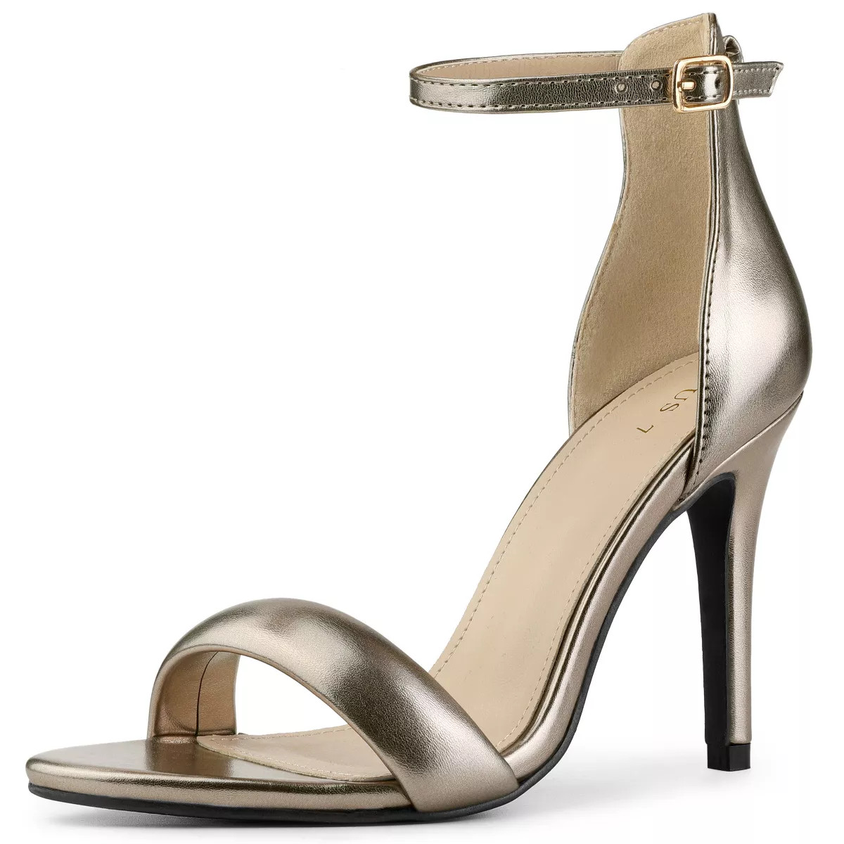 Allegra K Women's Open Toe Buckle Ankle Strap High Stiletto Heel Sandals | Target