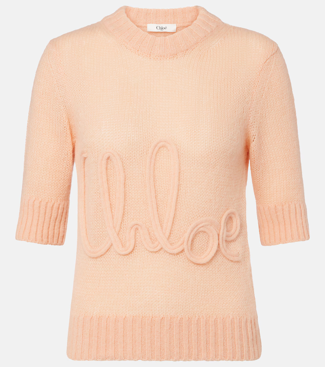 Logo alpaca and silk sweater | Mytheresa (US/CA)
