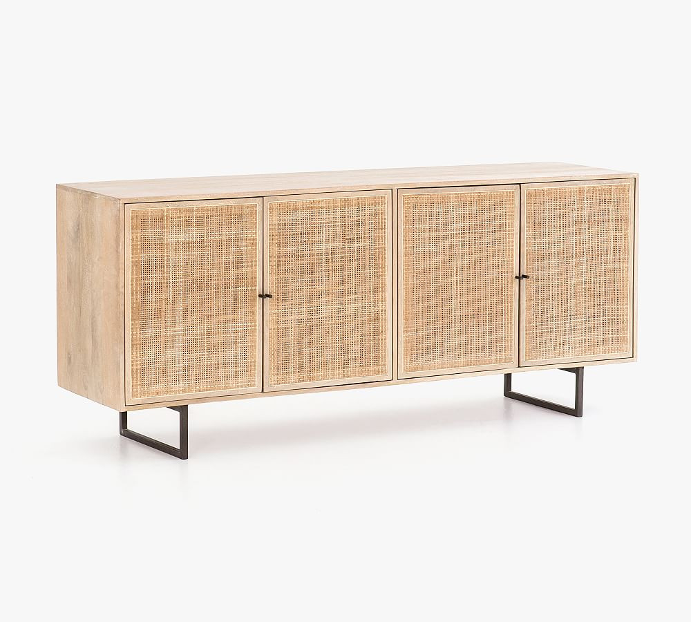 Dolores Cane Console Table | Pottery Barn (US)