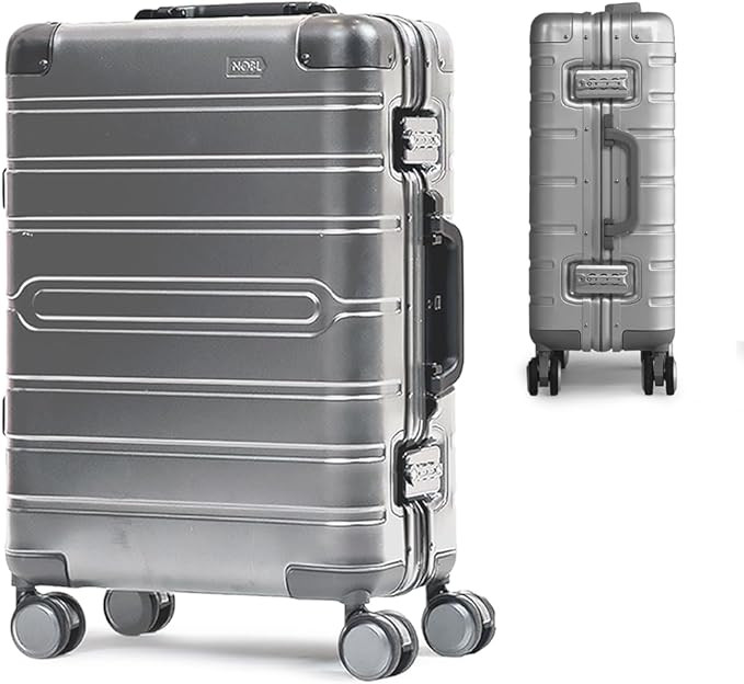 Nobl Travel Carry On Luggage, Noble Zipperless Aluminum Suitcase, 24x16.3x11 Airline Approved, Al... | Amazon (US)