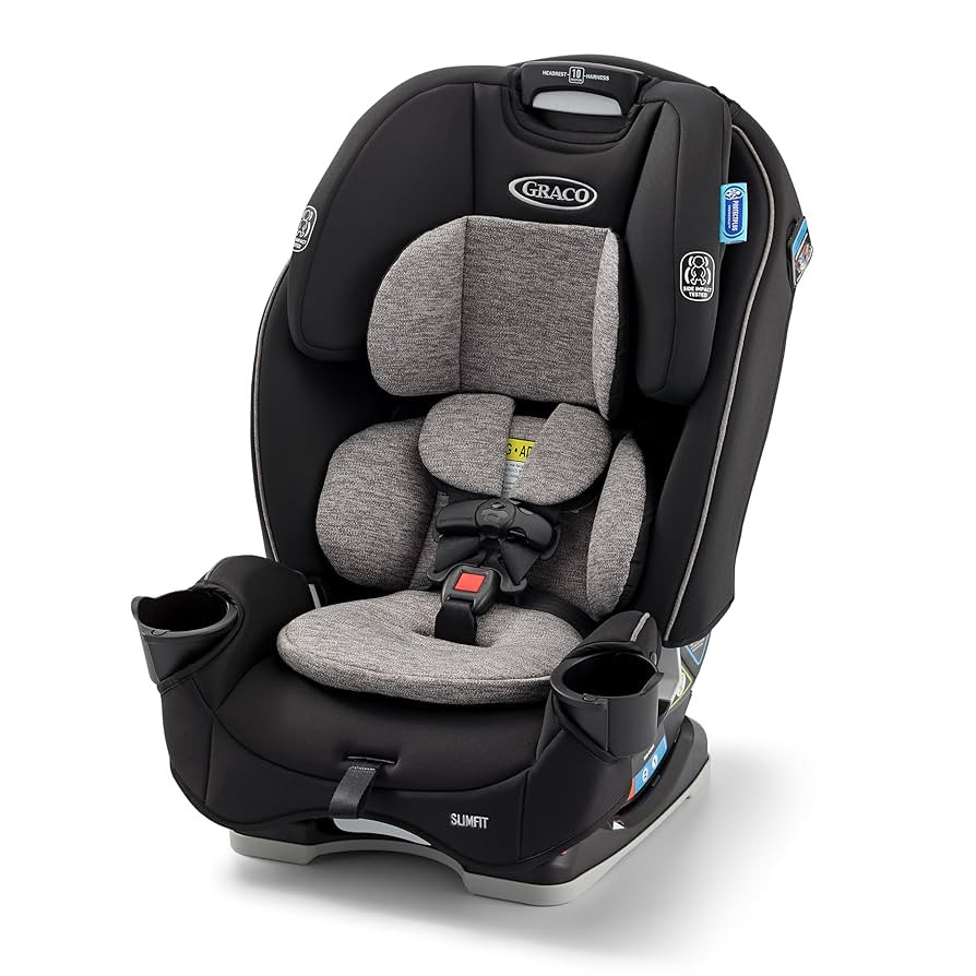 Graco Slimfit 3-in-1 Convertible Car Seat, Ultra-Space-Saving Design, Jarret, Suitable for Rear a... | Amazon (US)