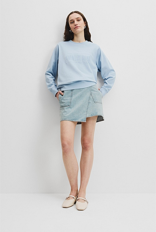 Verified Australian Cotton Heritage Sweat | Country Road