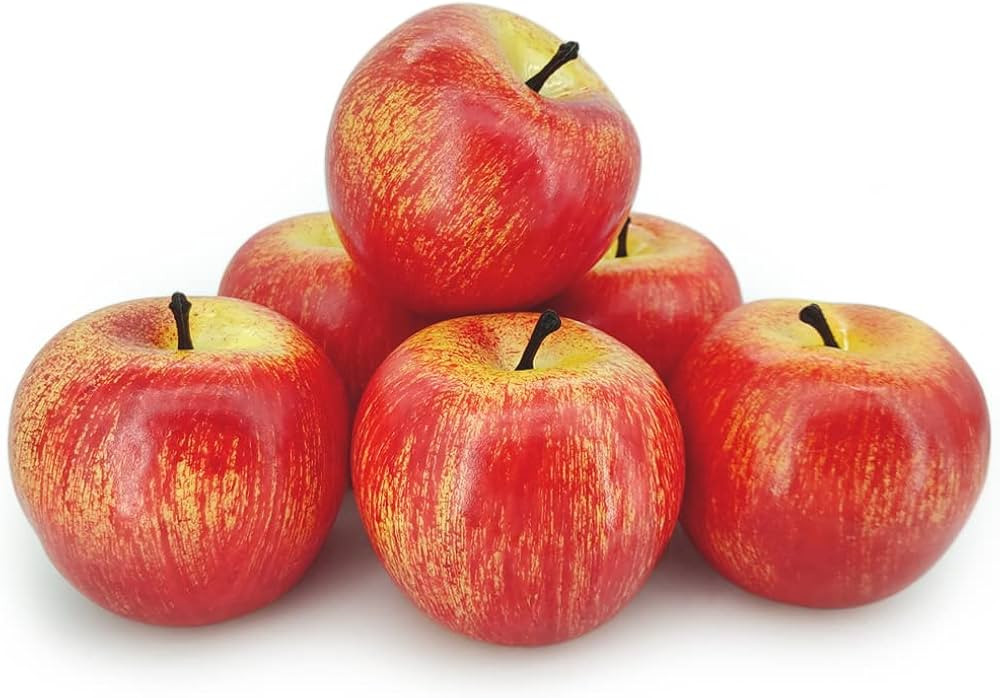 Artificial Apples Fake Frutis Apples, Simulation Apples For Home Decoration Lifelike Normal Size ... | Amazon (UK)