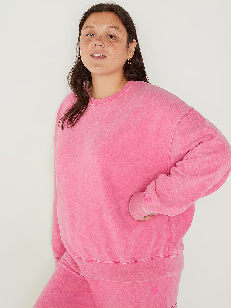 Fleece Crewneck Sweatshirt | Victoria's Secret (US / CA )
