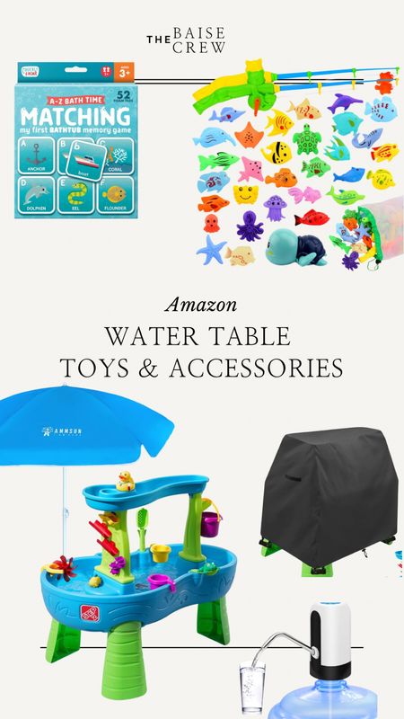 Our favorite water, table, toys, and accessories!