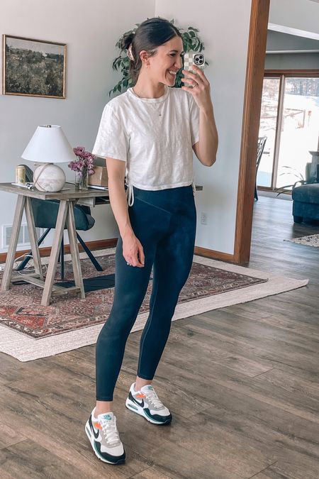 Target cropped top, small
Aerie leggings, small
Nike sneakers (I’m a half size bigger in Nike)

Spring outfits 
Spring outfit 
Neutral sneakers 
Travel outfits 



#LTKSeasonal #LTKshoecrush #LTKunder100