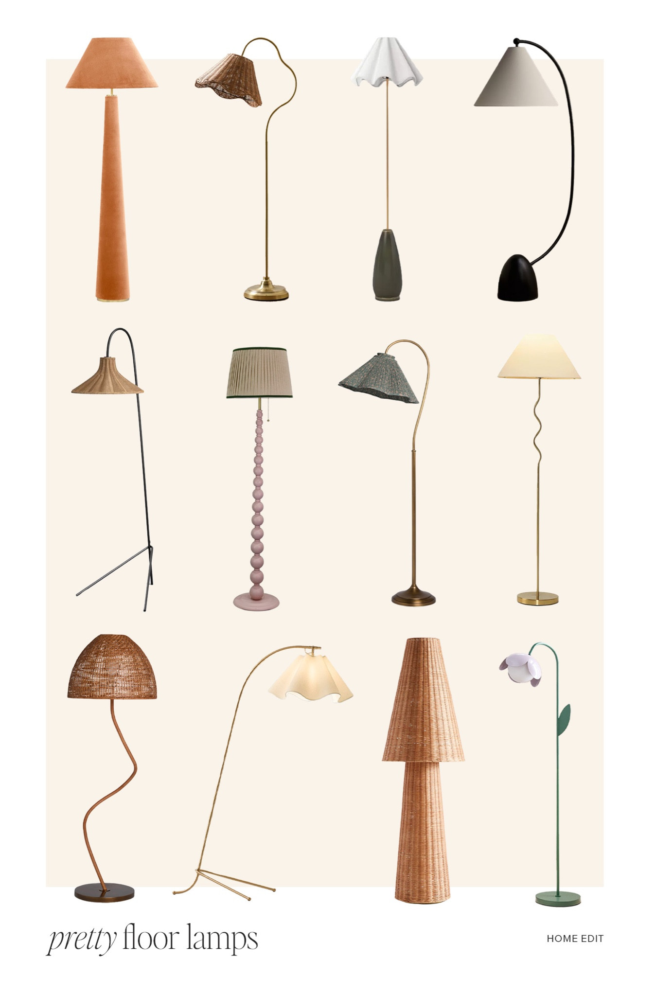 pretty floor lamps!

#LTKHome