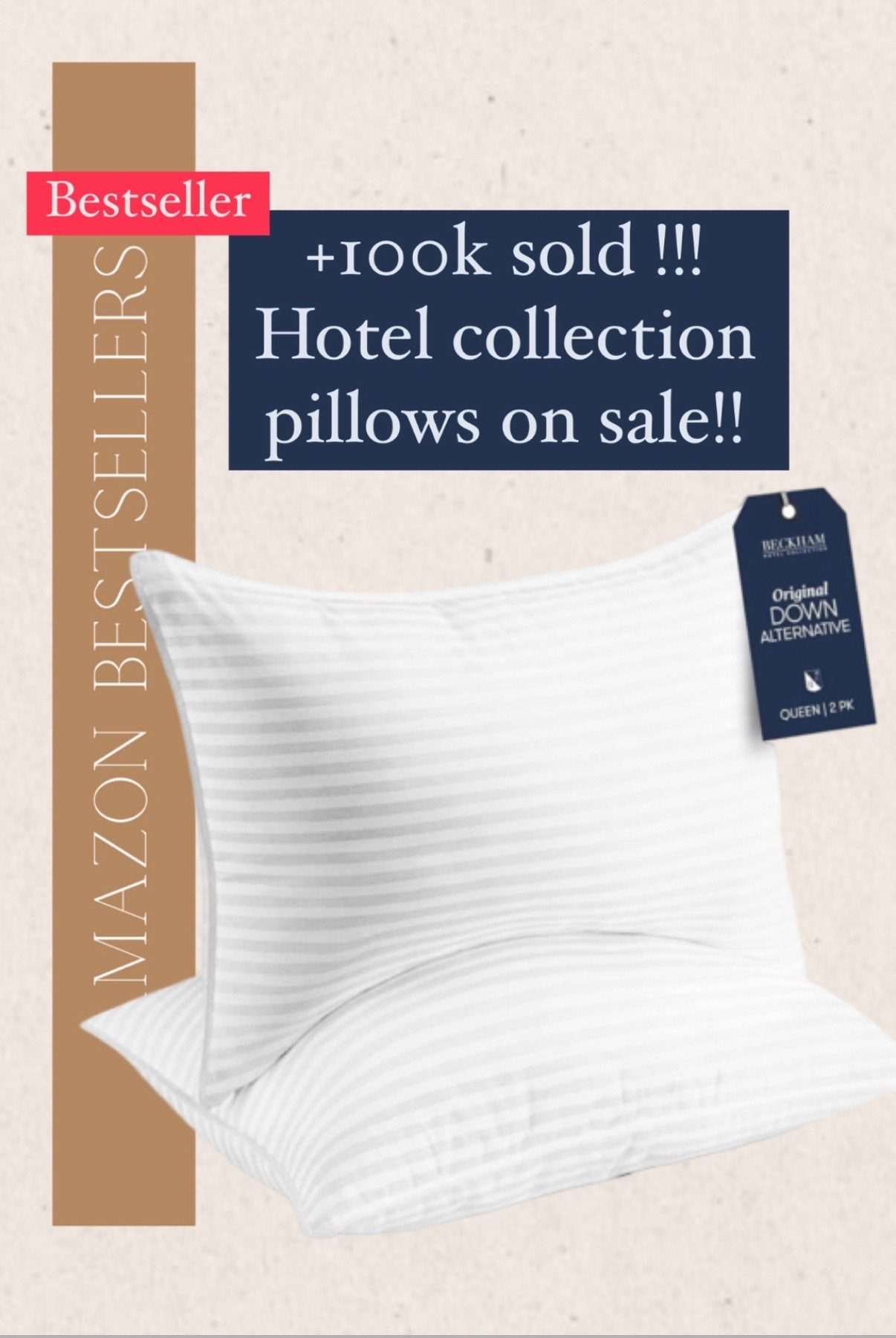 most loved Black Friday deal is live! limited time 

This hotel collection pillow has been a most loved bestseller and if you are in the market for new pillows then you should take a look.  There is a deal on it right now