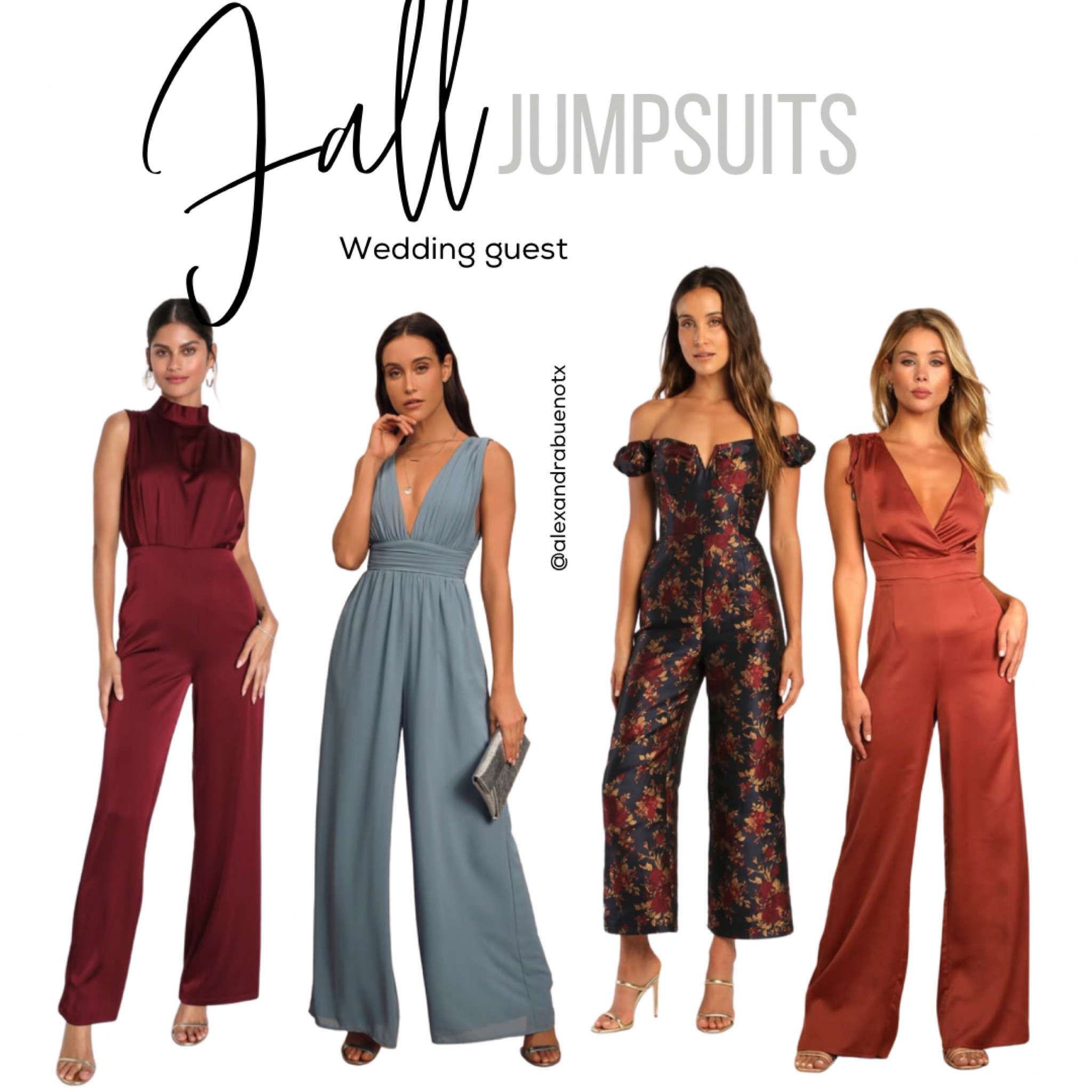 Fall Wedding Guest Jumpsuits 🩶

#LTKwedding #LTKstyletip #LTKmidsize