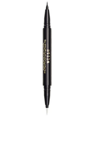 Stila All Day Dual-Ended Liquid Eye Liner in Intense Black/Snow. | Revolve Clothing (Global)