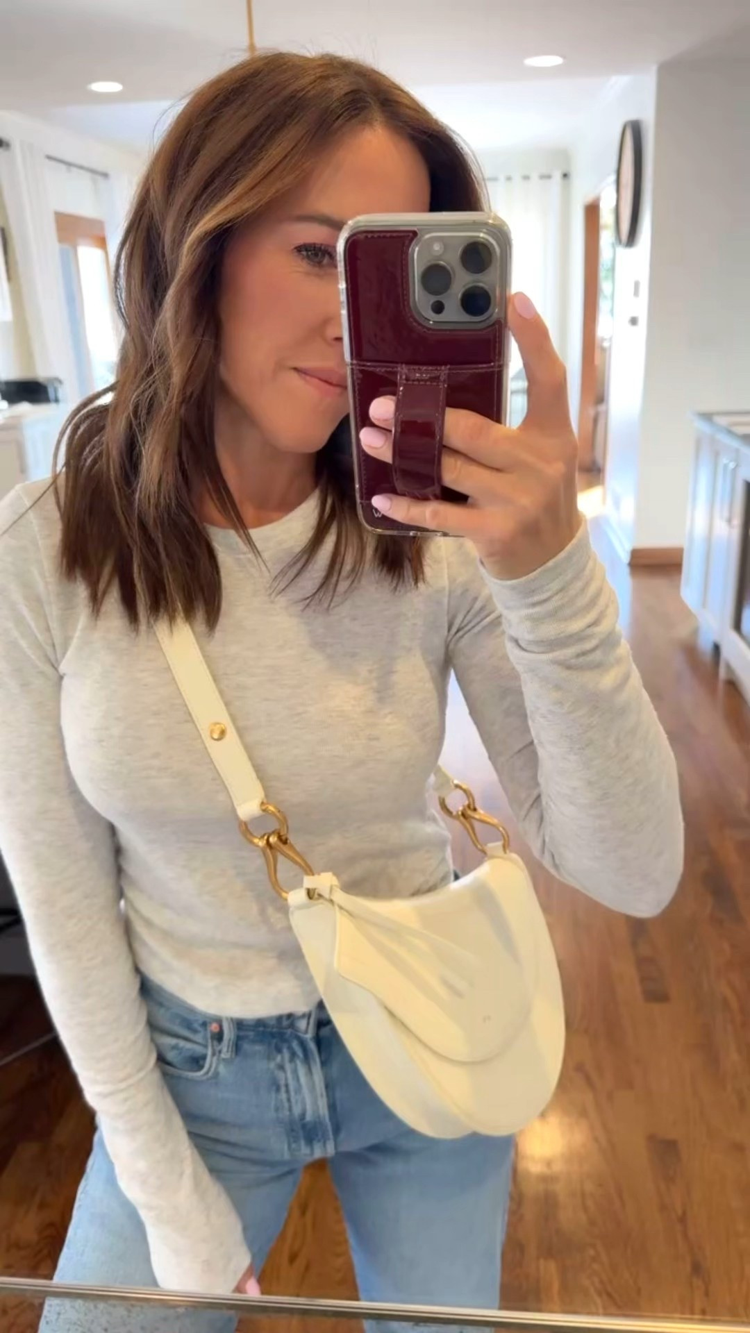 Small long sleeve tee. 


#LTKOver40 #LTKSeasonal #LTKootd