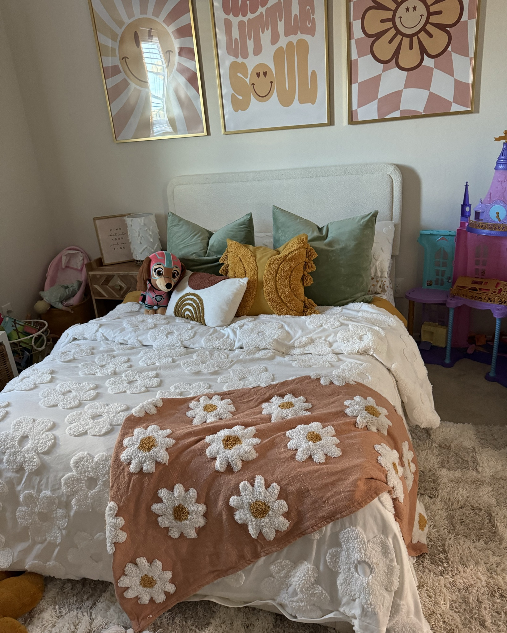 Bright and Groovy Toddler Girls bedroom! Everything came together so perfectly in this bedroom and she is loving it  

#LTKFindsUnder100 #LTKHome #LTKKids
