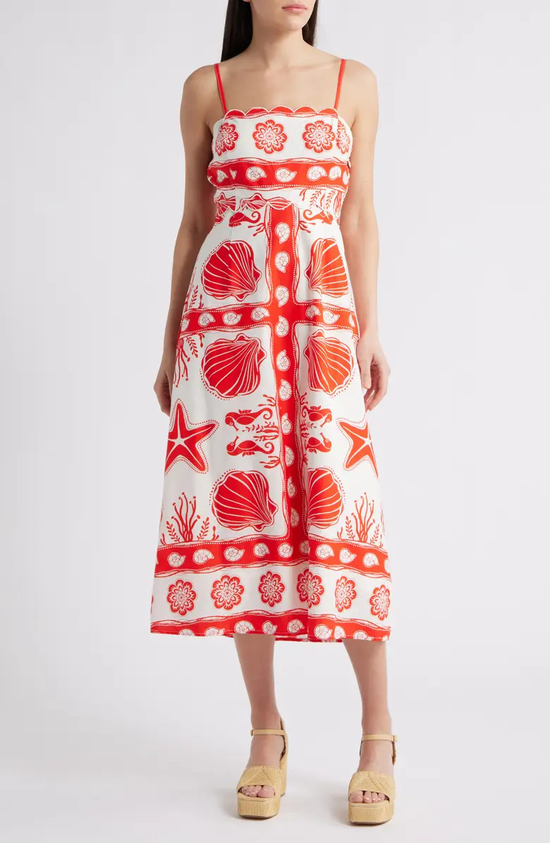 Floral Print A-Line Dress | Nordstrom