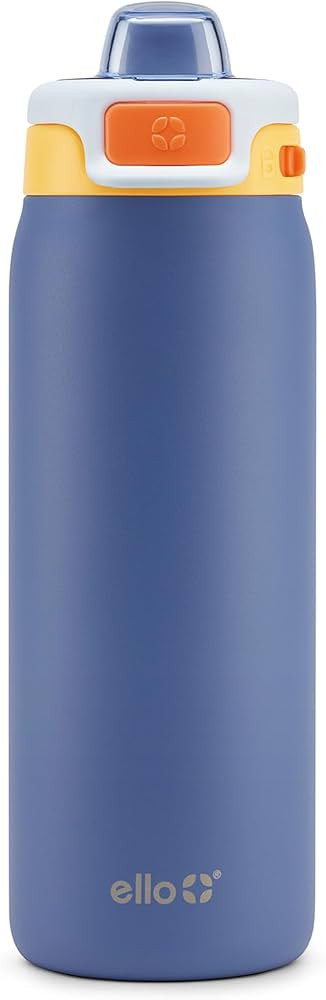 Ello Pop & Fill 18oz Stainless Steel Kids Water Bottle with Quick Fill Lid | Vacuum Insulated BPA... | Amazon (US)