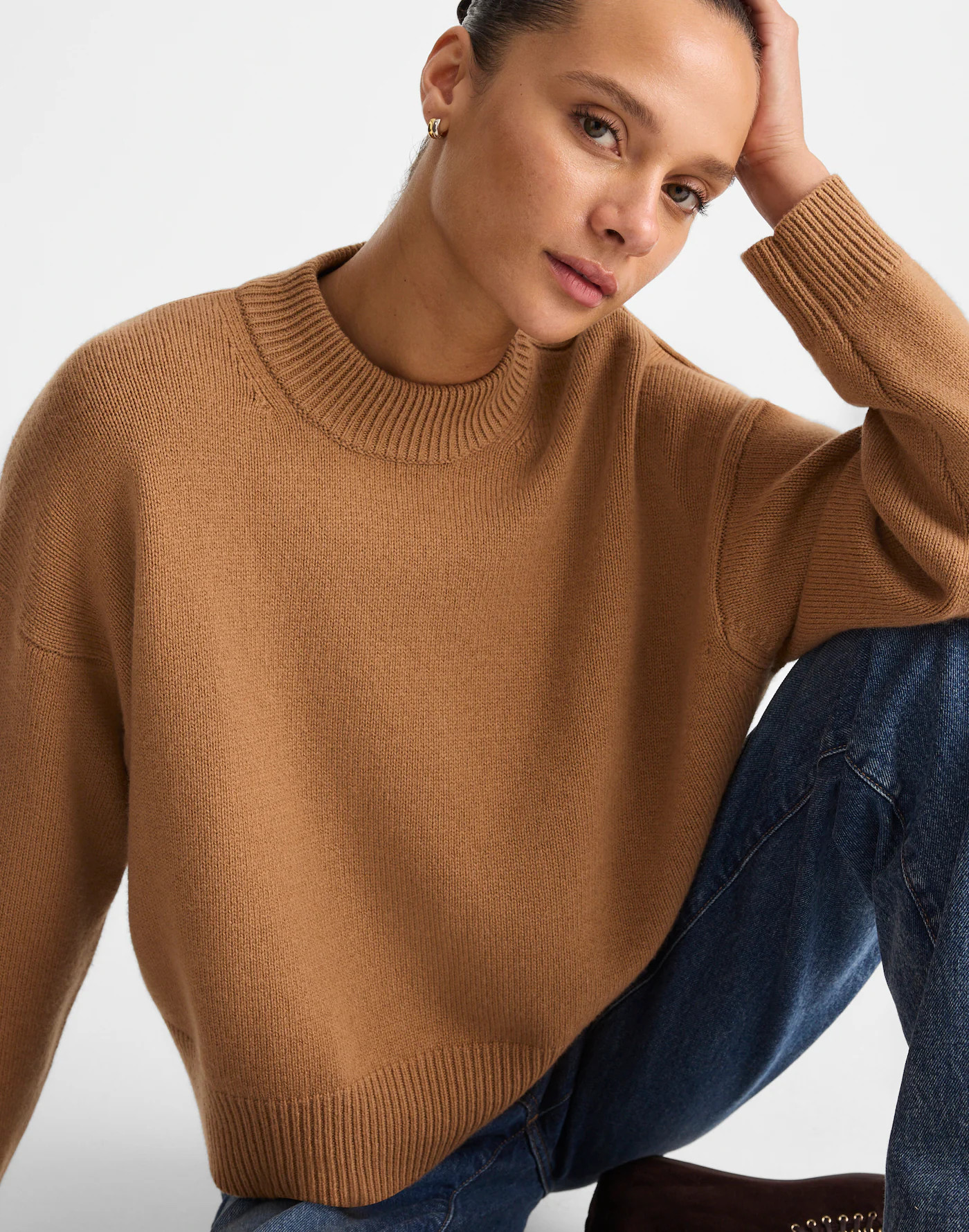 SoftWool Boxy Crewneck Sweater | Madewell
