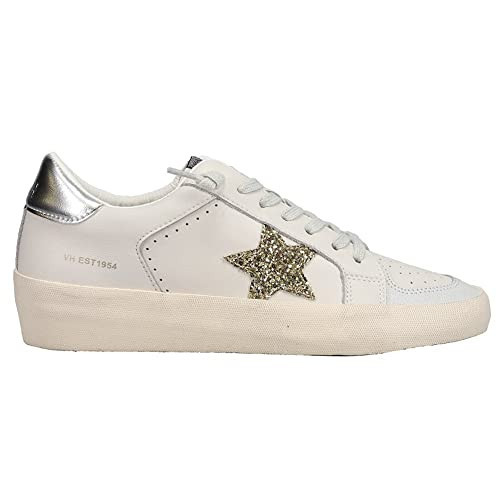 VINTAGE HAVANA Magneev - Sneakers for Women - Leather Upper - Cushioned Insole - Round Toe Silhouette White Multi 8 | Amazon (US)