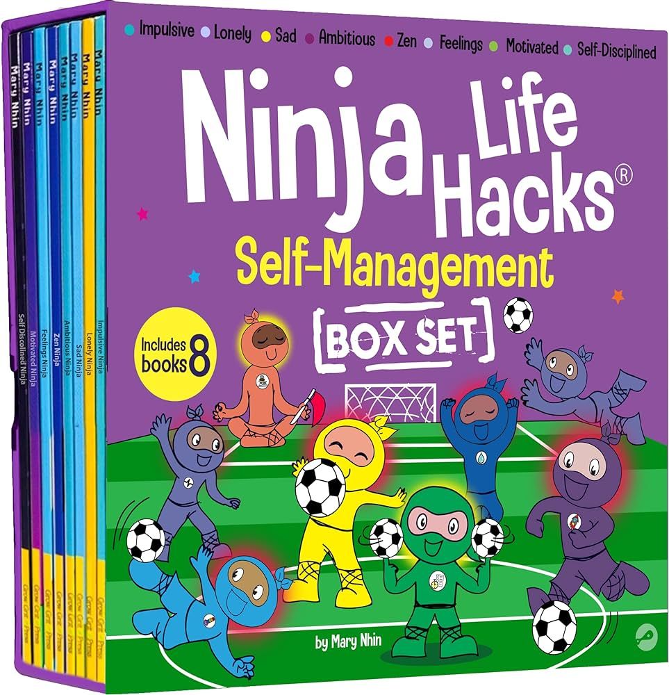Ninja Life Hacks Self Management 8 Book Box Set (Books 33-40: Impulsive, Lonely, Sad, Ambitious, ... | Amazon (US)