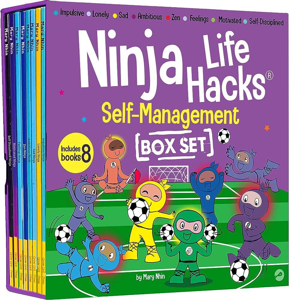 Ninja Life Hacks Self Management 8 Book Box Set (Books 33-40: Impulsive, Lonely, Sad, Ambitious, ... | Amazon (US)