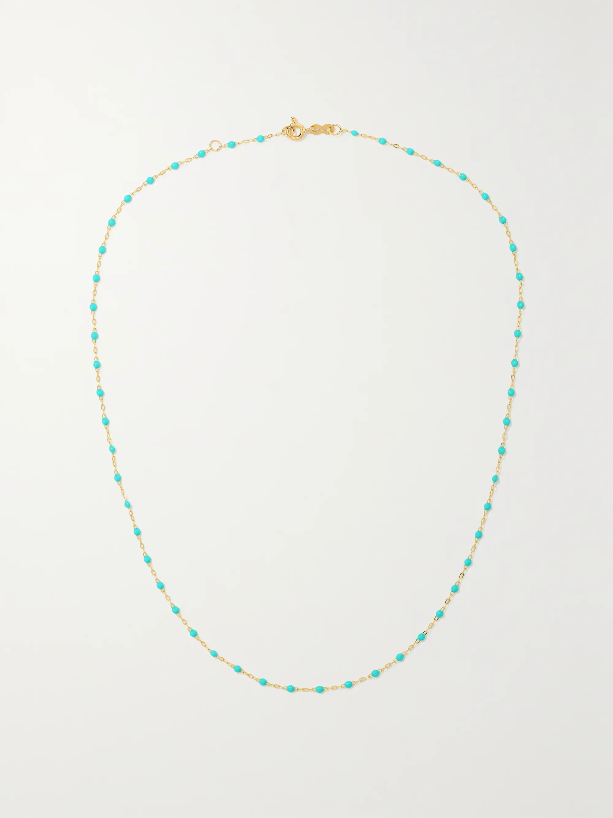 Classic Gigi 18-karat gold and resin necklace | NET-A-PORTER (US)