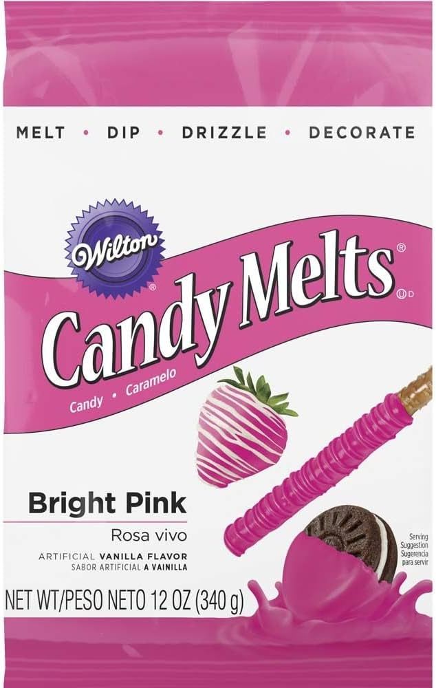 Wilton Bright Pink Candy Melts® Candy, 12 oz. | Amazon (US)