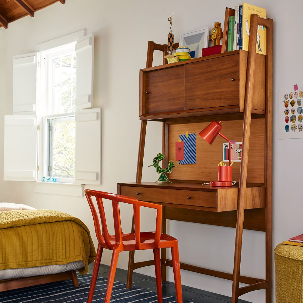 Mid-Century Smart Wall Desk (38") | West Elm (US)