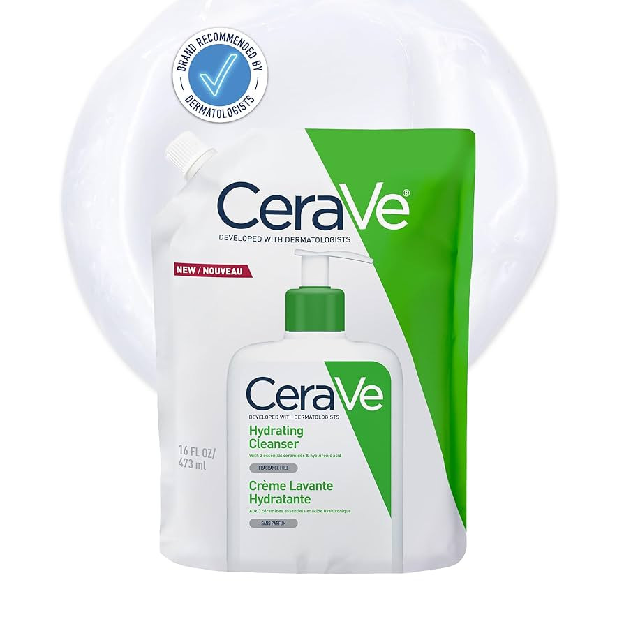 CeraVe Hydrating Facial Cleanser, for Normal to Dry Skin with Hyaluronic Acid and 3 Essential Cer... | Amazon (UK)